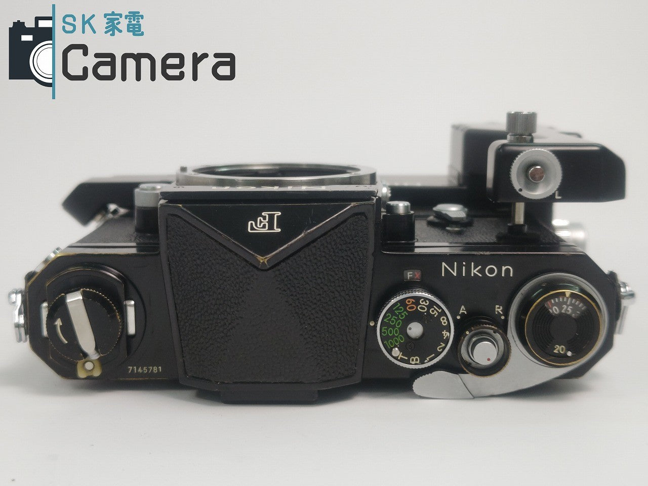 【中古】 Nikon F アイレベル ブラック + F-36 モータードライブ + MR-3 ニコン 本体キィートスさんにてオーバーホール F-36は現状品