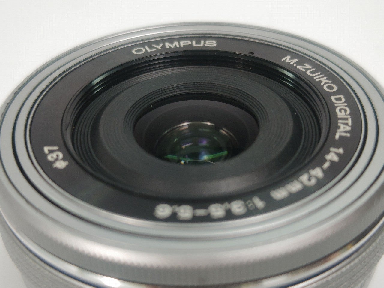 【中古】 OLYMPUS M.ZUIKO DIGITAL 14-42mm F3.5-5.6 EZ ED MSC キャップ付 美品