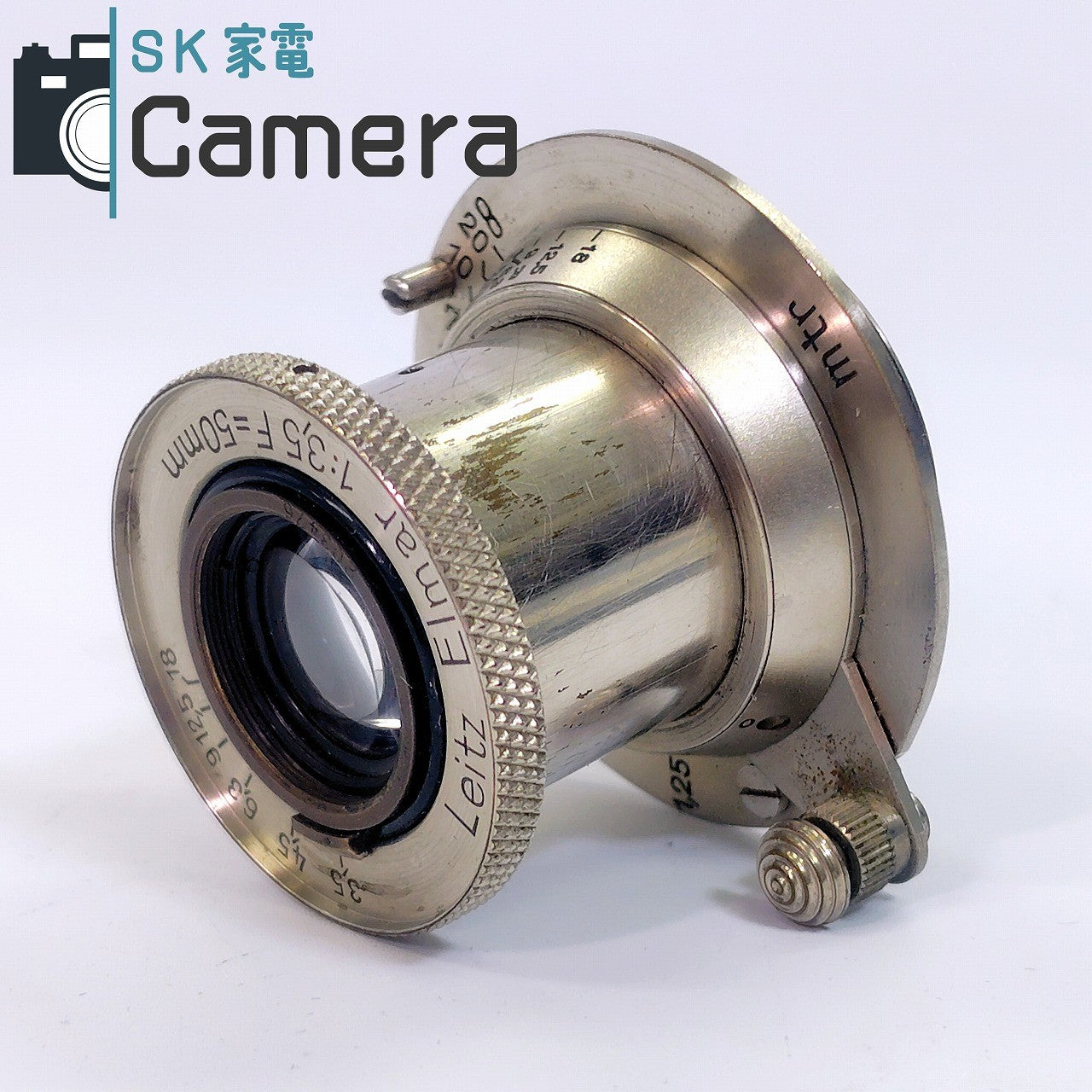 【中古】 Leica Leitz Elmar 50mm F3.5 L39 nickel ライカ ニッケル エルマー 2025年10月清掃済 No.9