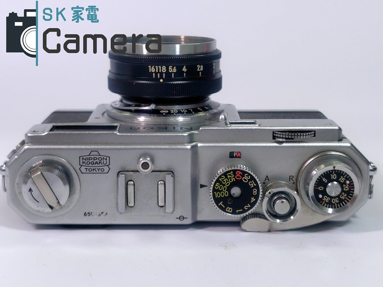Nikon S4 NIKKOR-H 5cm F2 Nikon S用メーター 露出計 ブースター 元箱 フード キャップ付 2025年7月修理 ニコン