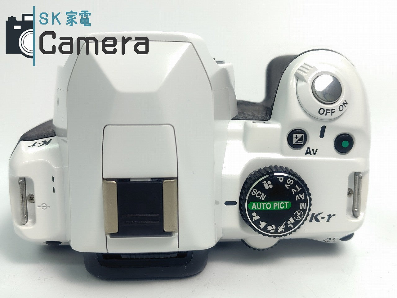 【美品】 PENTAX K-r ホワイト ペンタックス 電池付 ショット数約1200回