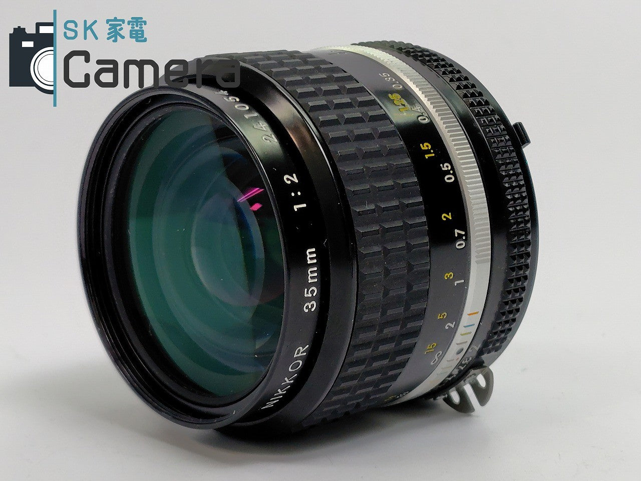 【美品】 Nikon NIKKOR 35mm F2 Ai-s キャップ付き ニコン