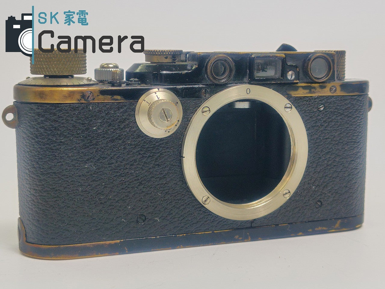 【中古】 LEICA DIII ライカ バルナックライカ DⅢ ブラック III型 シリアル132XXX 動作品