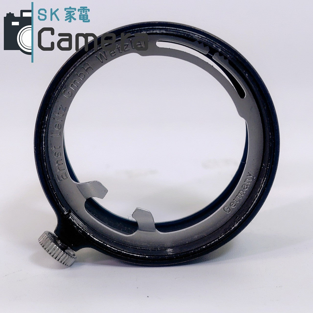 Leica Leitz Lens Hood FISON BLACK VOOLA 絞り調整リング付 Elmar 5cm F3.5 用 フィソン フード