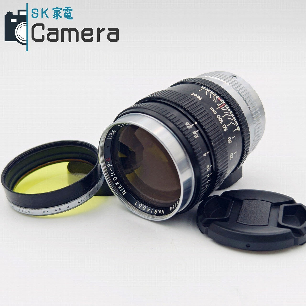 美品】ニコン Nippon Kogaku Nikon Nikkor P.C 10.5cm 105mm f/2.5 単