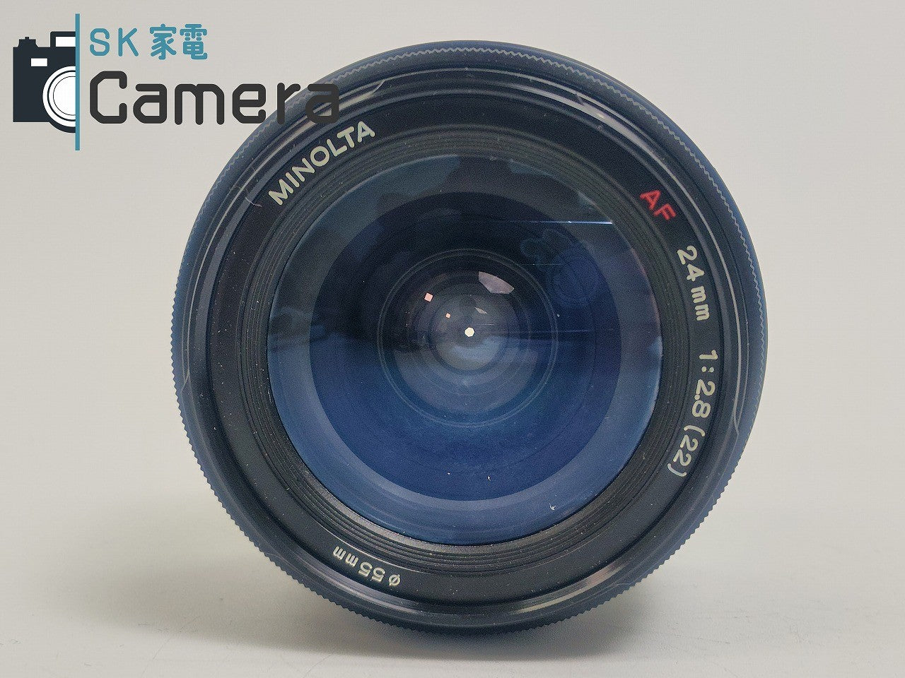 【実用】 MINOLTA AF 24mm F2.8 フード キャップ付 ミノルタ