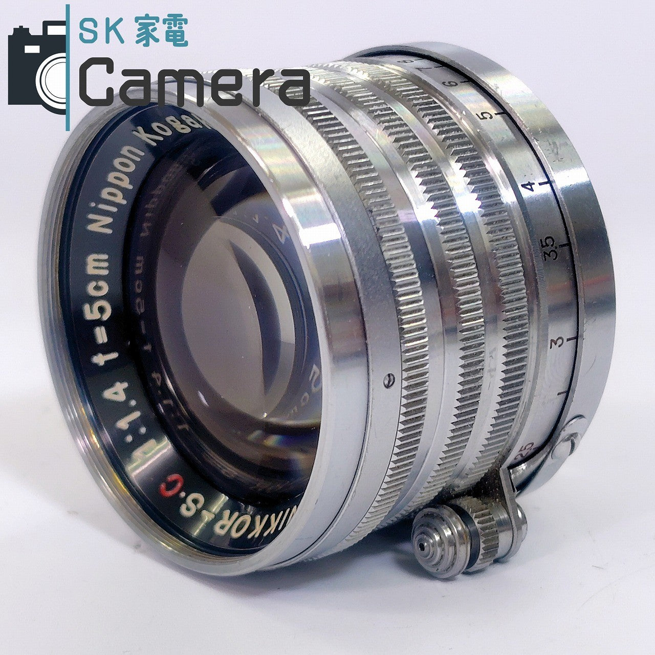 Nikon NIKKOR-S・C 5cm F1.4 L39 ニコン キャップ フィルター 付 Lマウント