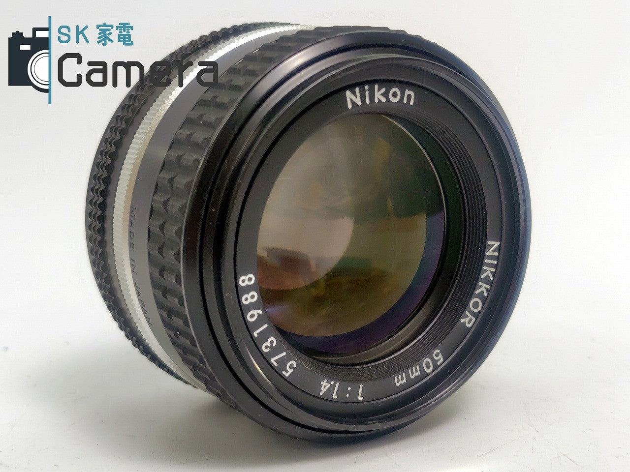 【美品】 Nikon NIKKOR 50mm F1.4 Ai-s ニコン キャップ フィルター 付