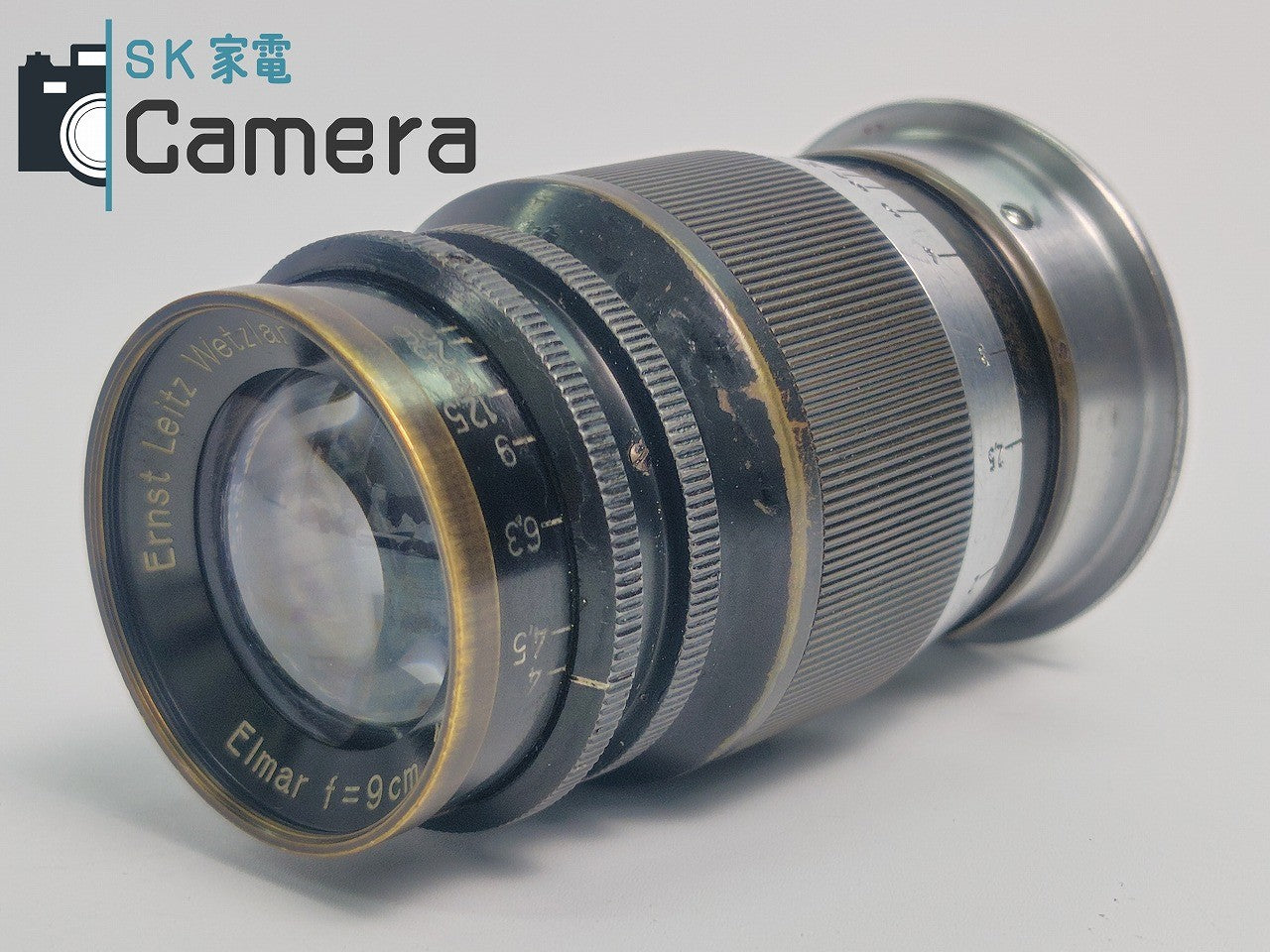 【中古】 Leitz Elmar 9cm F4 L39 フィルター キャップ付 ライカ LEICA 2024年12月清掃済