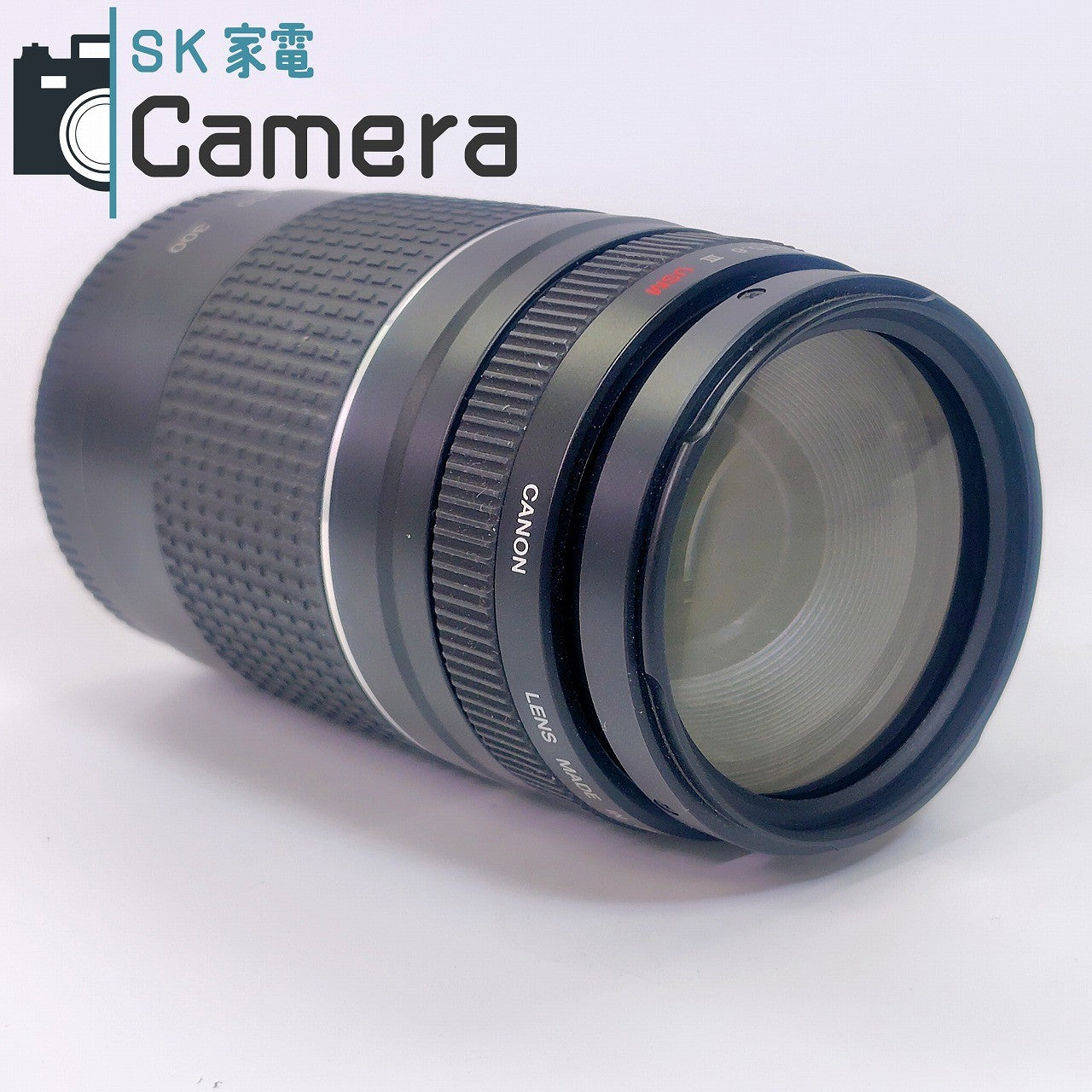 【中古】 Canon EF 75-300mm F4-5.6 III USM キャノン キャップ 付 #21