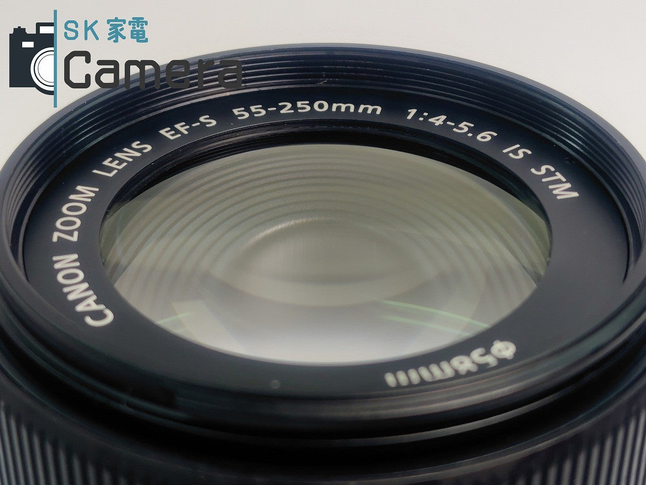 【美品】 Canon EF-S 55-250mm F4.5-5.6 IS STM キャノン キャップ付