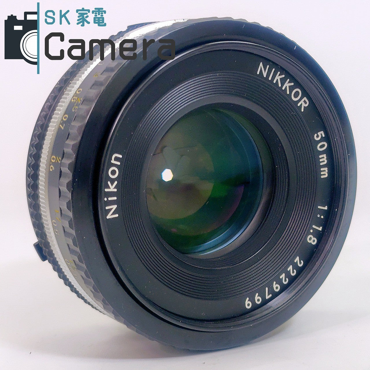 【中古】 Nikon NIKKOR 50mm F1.8 Ai-s 2025年10月清掃済 ニコン パンケーキ
