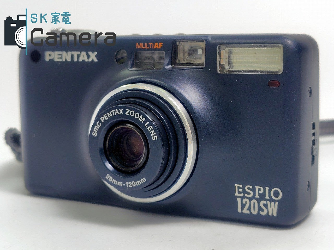 【美品】 PENTAX ESPIO 120SW ペンタックス エスピオ 120 SW 青 テスト用フィルムにて確認済