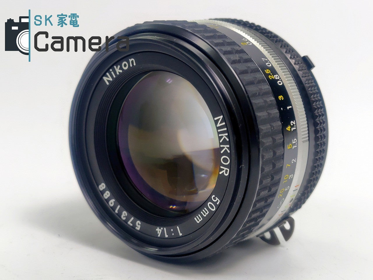【美品】 Nikon NIKKOR 50mm F1.4 Ai-s ニコン キャップ フィルター 付