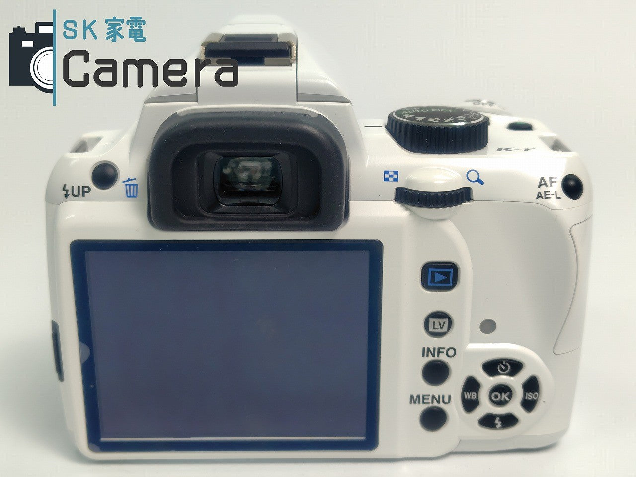【美品】 PENTAX K-r ホワイト ペンタックス 電池付 ショット数約1200回