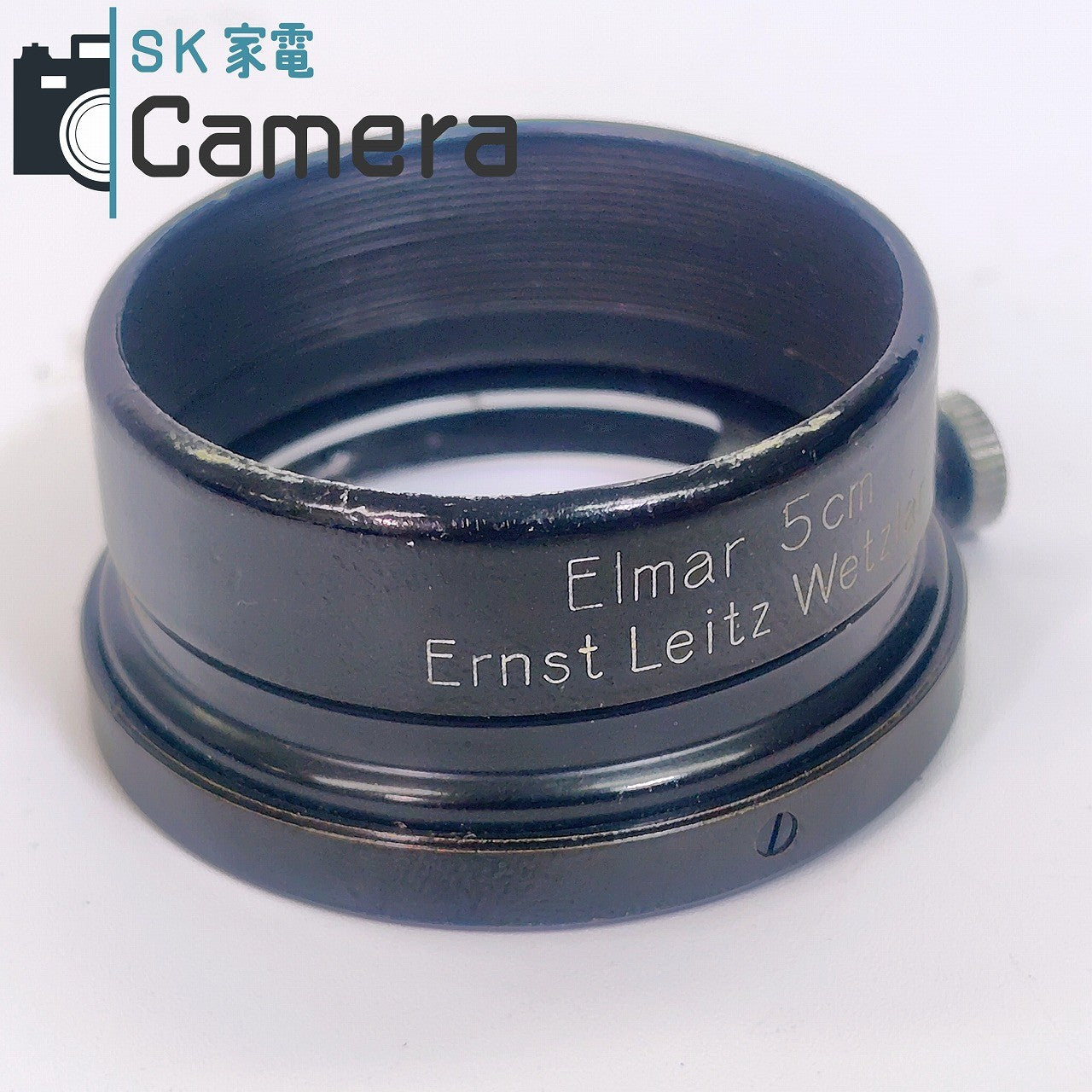 Leica Leitz Lens Hood FISON BLACK VOOLA 絞り調整リング付 Elmar 5cm F3.5 用 フィソン フード