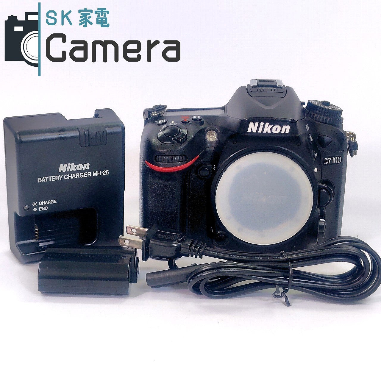 Nikon D7100 ショット数約3300回 電池 充電器付 良品 ニコン