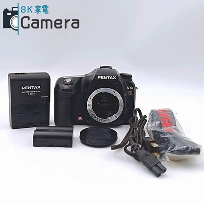 【中古】 PENTAX K10 D ペンタックス デジタル一眼レフ 電池 充電器付
