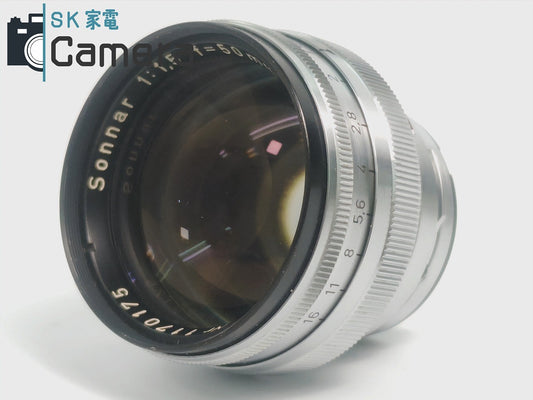 【中古】 Carl Zeiss Sonnar 50ｍｍ F1.5 Cマウント コンタックス ゾナー