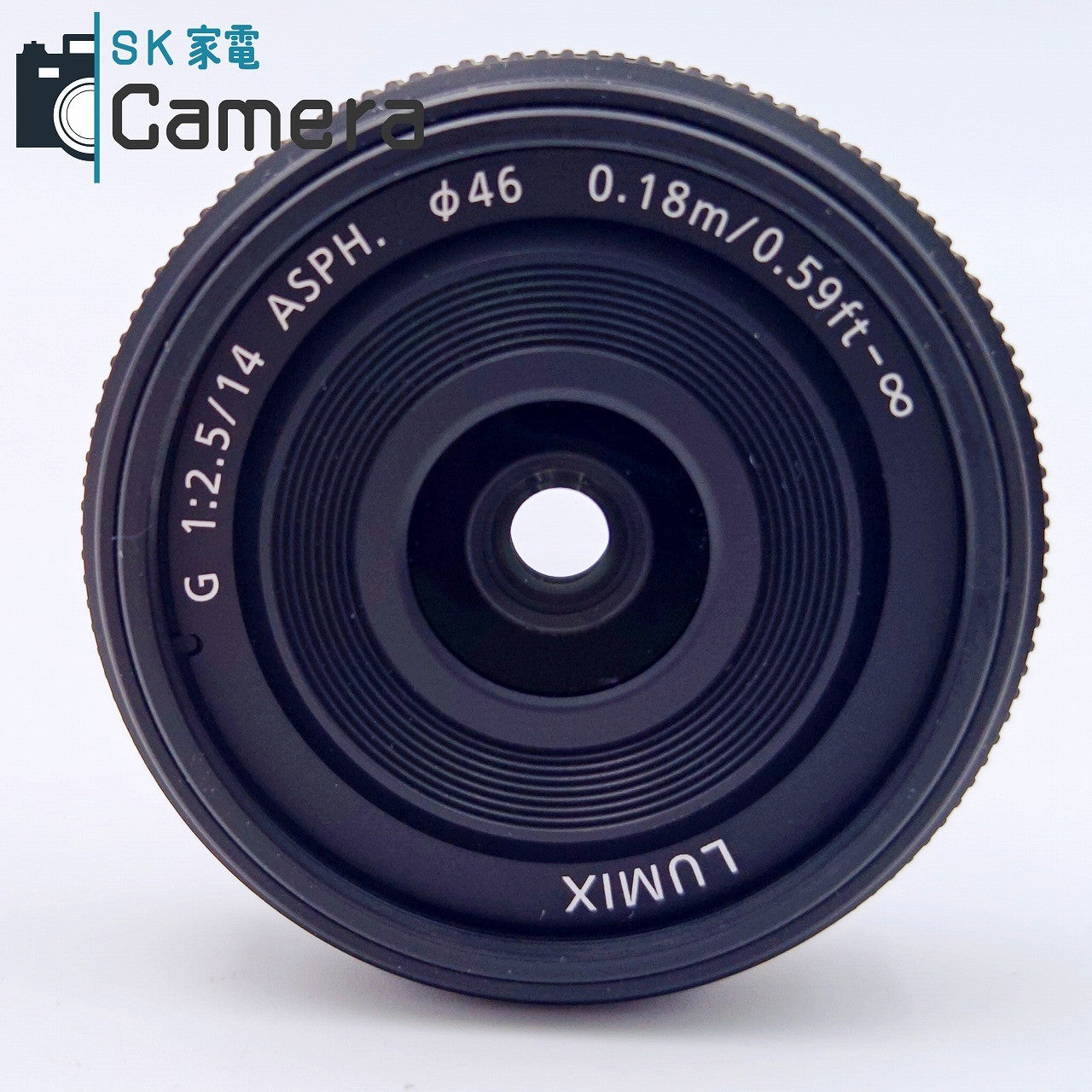 【中古】 Panasonic LUMIX G 14ｍｍ F2.5 ASPH. H-H014 HAKUBA CIRCULAR PL フィルター 付 パナソニック 良