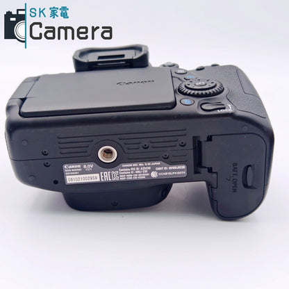 【中古】 Canon EOS 80D キャノン 電池 充電器 ストラップ付 美品