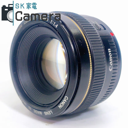 【中古】 Canon EF 50ｍｍ F1.4 USM キャノン キャップ付 美品