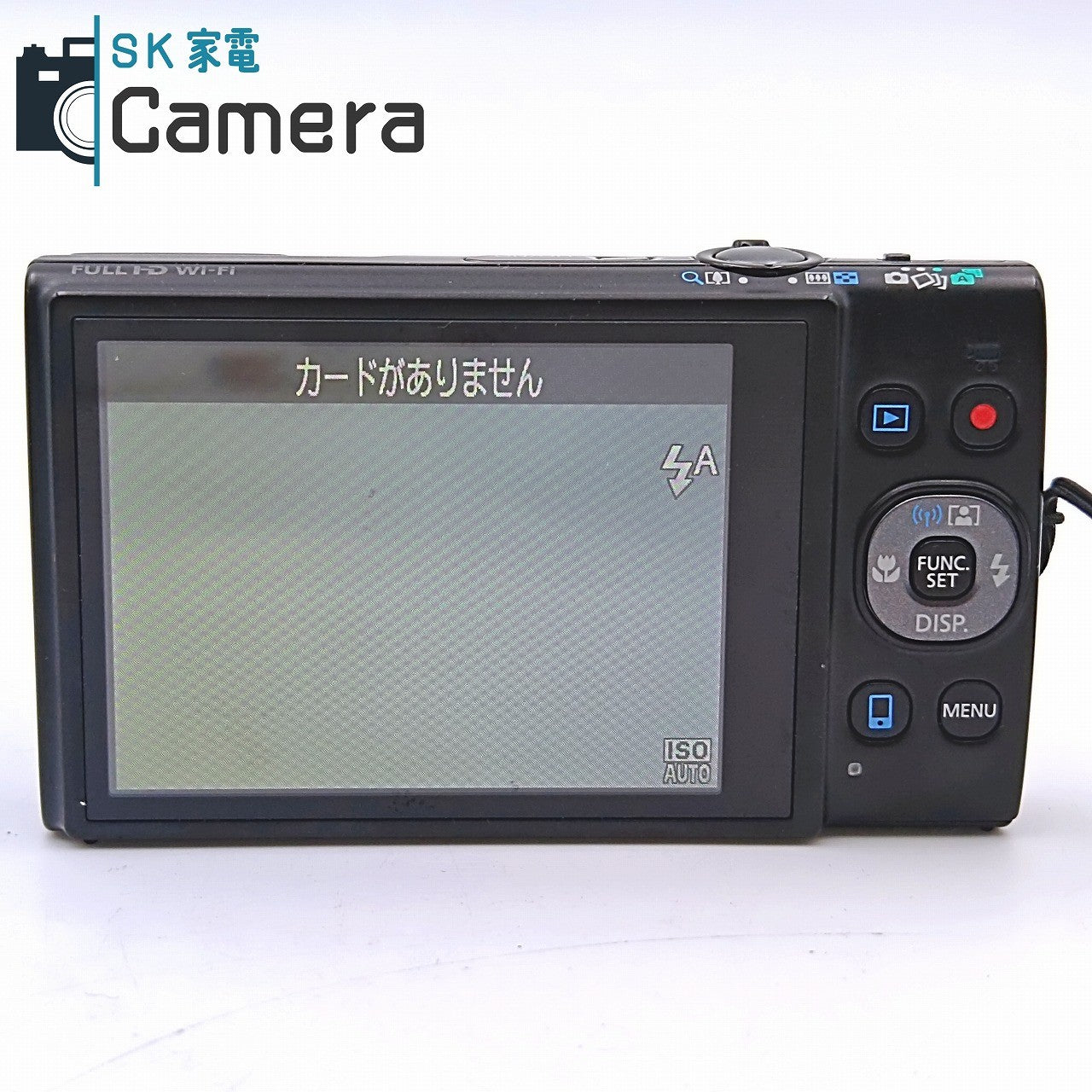 【中古】 Canon IXY 640 ブラック PC2198 電池 充電器付 キャノン コンパクトデジタルカメラ