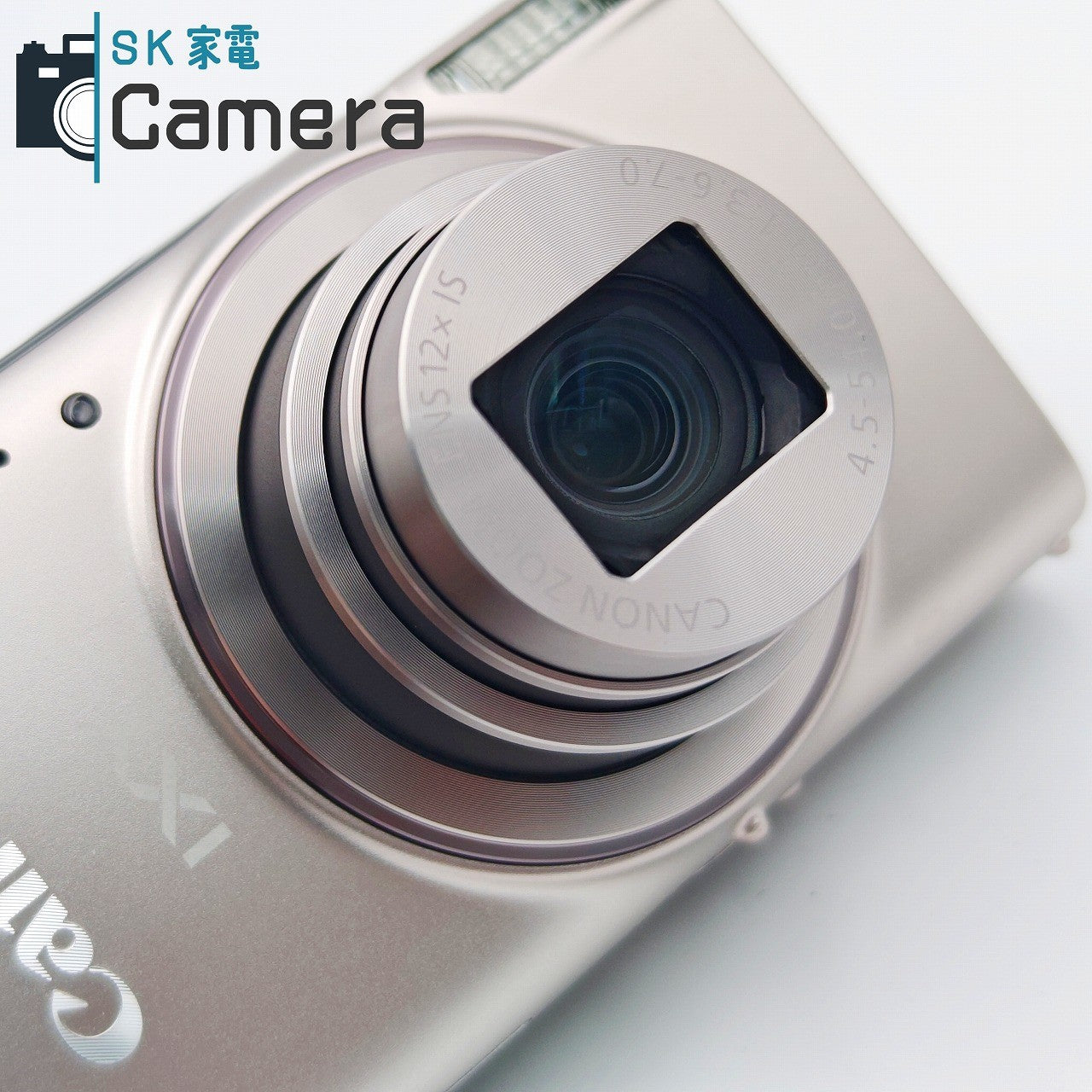 【中古】【ほぼ未使用】Canon IXY 650 PC2274 キャノン イクシー シルバー 付属一式 コンパクトデジタルカメラ