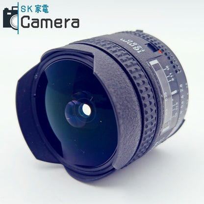 【中古】 NIKON AF Fisheye NIKKOR 16ｍｍ F2.8 D ニコン フィッシュアイ