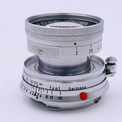 【中古】 Leitz Summicron 5cm F2 Mマウント ライツ ズミクロン Leica