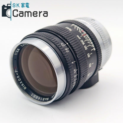 【中古】 NIKON NIKKOR-P・C 10.5cm F2.5 L39 ニコン 2026年1月清掃済 Nippon Kogaku カラーフィルター付