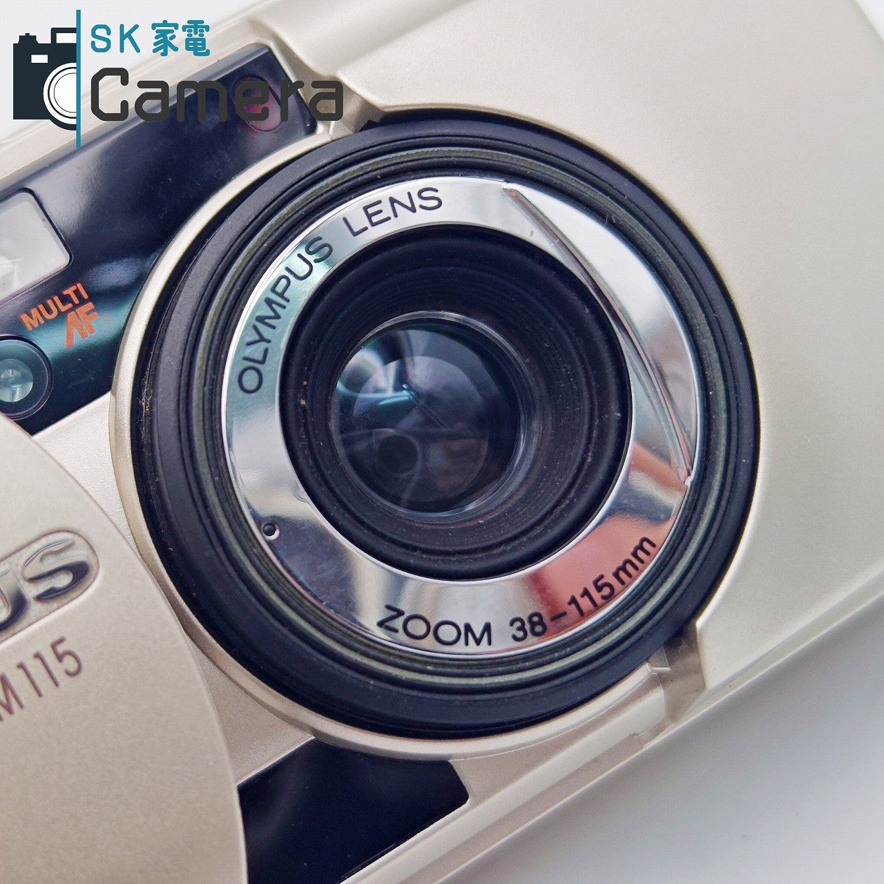【中古】 OLYMPUS μ [mju:] ZOOM 115 オリンパス ミュー コンパクトフィルムカメラ テスト用フィルムにて確認済 美品