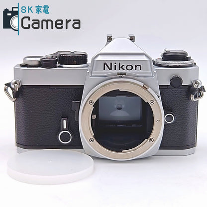 【中古】 Nikon FE シルバー シャッター 露出 動作 ニコン