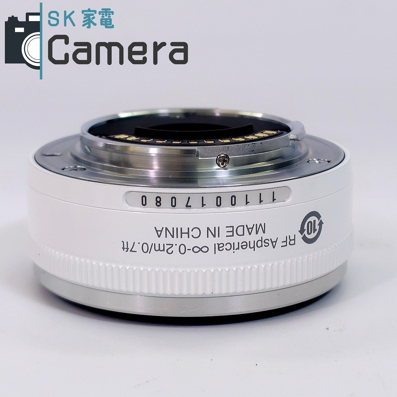 【中古】 Nikon 1NIKKOR 10ｍｍ F2.8 ホワイト 美品 ニコン ミラーレス