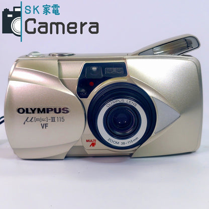 【中古】 OLYMPUS μ [mju:] - II 115 VF オリンパス ミュー コンパクトフィルムカメラ 美品 μ Ⅱ