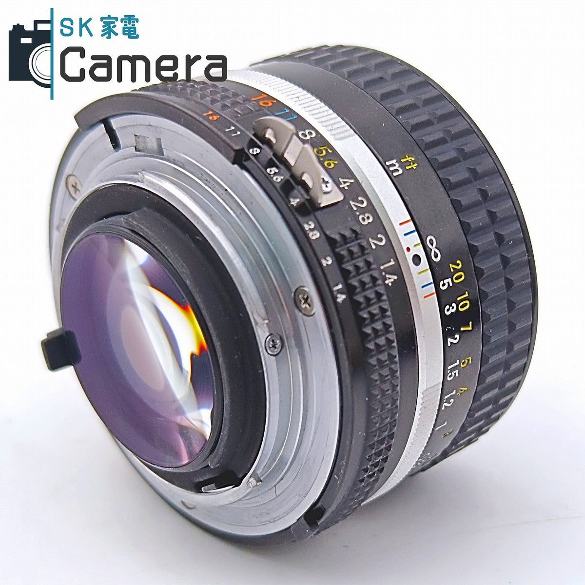 【中古】 Nikon NIKKOR 50ｍｍ F1.4 Ai-s ニコン キャップ フィルター付