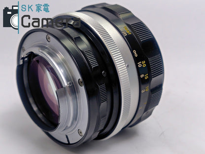 【美品】 Nikon NIKKOR-S・C 55ｍｍ F1.2 非Ai 2025年2月レンズ内清掃 ニコン