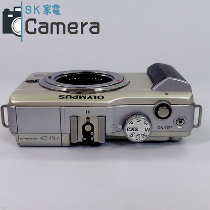 OLYMPUS PEN E-PL1 オリンパス ミラーレス一眼 電池 充電器 SD4GBカード付 手振れOK