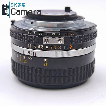 【中古】 Nikon NIKKOR 50ｍｍ F1.4 Ai-s 2026年7月レンズ内清掃済 ニコン