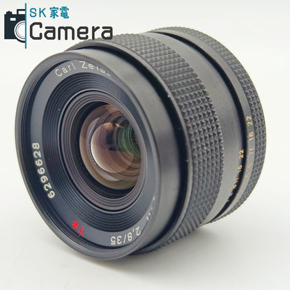 【中古】 CONTAX Distagon 35ｍｍ F2.8 T＊ AEJ コンタックス Carl Zeiss キャップ付 ディスタゴン