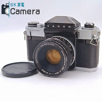 【中古】 Canon R2000 SUPER-CANOMATIC R 50ｍｍ F1.8 キャノン プリセットレンズ 動作品