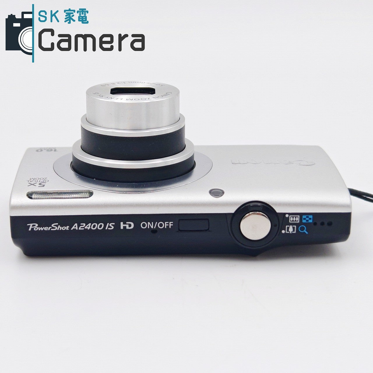 【中古】 Canon PowerShot A2400 IS HD キャノン パワーショット コンパクトデジタルカメラ 箱 充電器付 PC1731