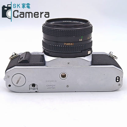 【中古】 Canon AV-1 NEW FD 50ｍｍ F1.8 キャノン 一眼レフフィルムカメラ