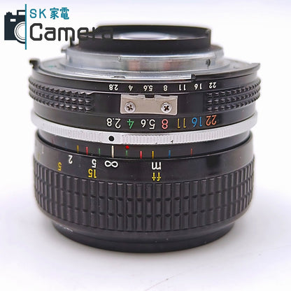 【中古】 Nikon NIKKOR 28ｍｍ F2.8 Ai ニコン キャップ付