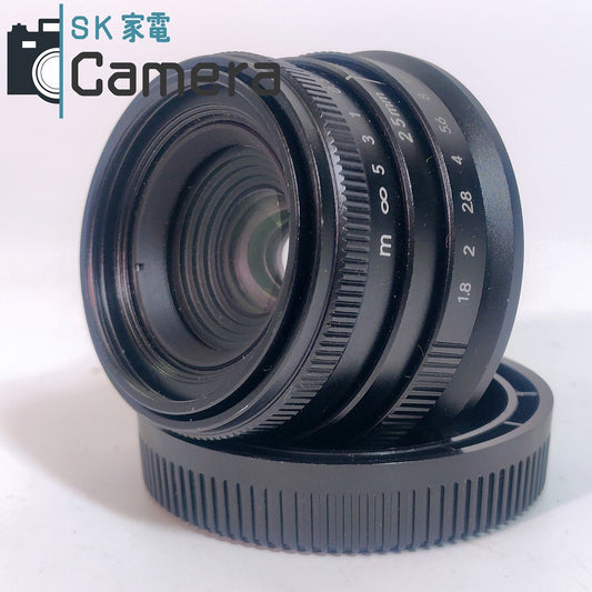 七工匠 7Artisans 25mm F1.8 ブラック マイクロフォーサーズ