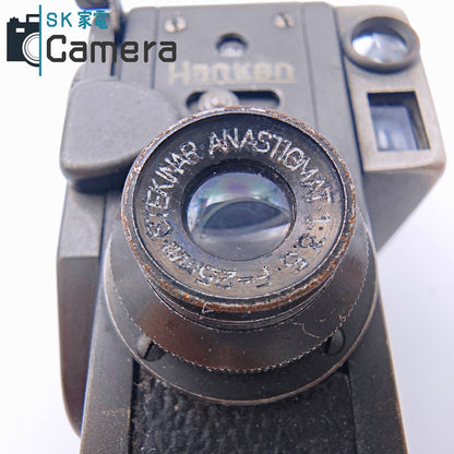 【中古】 RICOH 犯研 SEKINAR 25mm F3.5 16ｍｍ フィルムカメラ ハンケン シャッター カウンター 動作