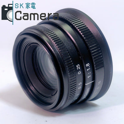 七工匠 7Artisans 25mm F1.8 ブラック マイクロフォーサーズ
