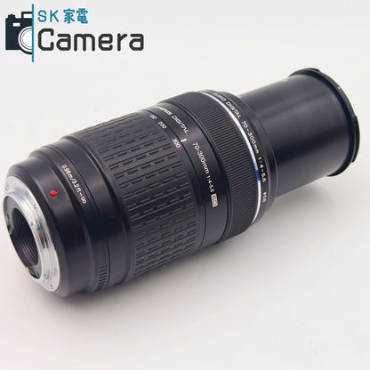 【中古】 OLYMPUS DIGITAL 70-300ｍｍ F4-5.6 ED フード付 フォーサーズ 美品