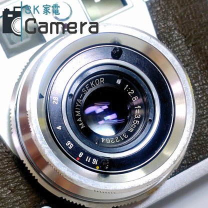 【中古】 MAMIYA SKETCH SEKOR 3.5cm F2.8 2025年10月修理済 30日保証 マミヤ スケッチ 良品