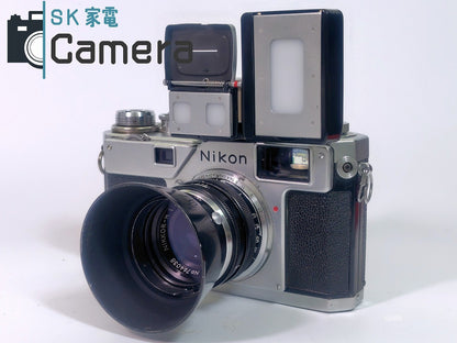 Nikon S4 NIKKOR-H 5cm F2 Nikon S用メーター 露出計 ブースター 元箱 フード キャップ付 2025年7月修理 ニコン